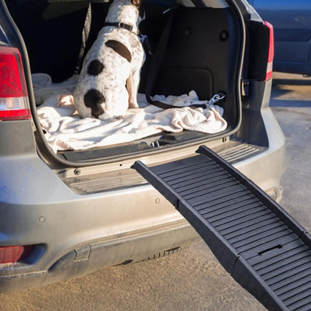 Foldable Pet Car Ramp for Senior & Mobility-Challenged Dogs