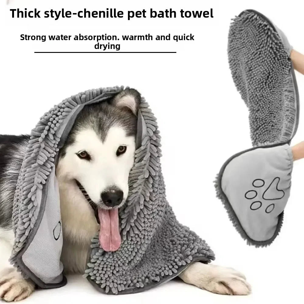 Chic Quick-Dry Pet Wrap