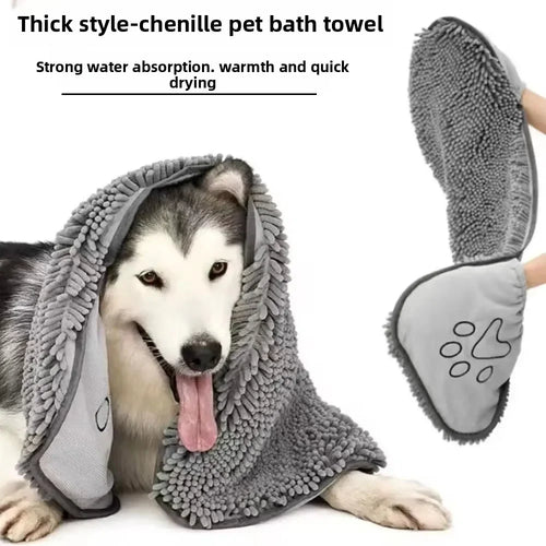 Chic Quick-Dry Pet Wrap